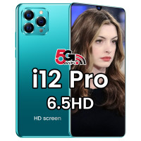 Смартфон Смартфон i12 Pro, 6,5 - дюймовый экран капли, 24 + 48 МП, российская версия 12 / 512 ГБ 12/512 ГБ, зеленый