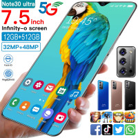 Смартфон Note30 ultra Pro 7.5'@#1 12/512 ГБ, черный