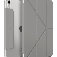 Чехол Uniq Camden на планшет Apple iPad 10.9 2022 / книжка для Айпад 5 поколения тонкий, 3 положения подставки, слот для хранения и зарядки Apple Pencil, серый