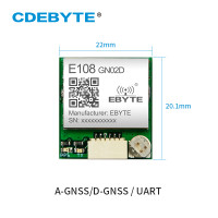 Модуль отслеживания позиционирования EBYTE E108-GN02D GPS GLONASS Беспроводная плата разработки BDS UART NMEA0183V4.1 SPI GPIO