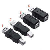 USB 2,0 A папа и мама к USB Type B конвертеры для печати адаптер папа и мама USB 2,0 Тип B Кабельный адаптер