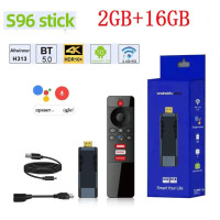 S96 Smart TV Stick Android 10 ТВ-приставка AllWinner H313 2 Гб 16 Гб медиаплеер 2,4G/телефон с Wi-Fi Bluetooth 5,0