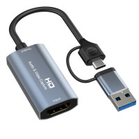 Карта видеозахвата 4K USB/TYPE-C устройство видеозахвата 1080P для трансляции в реальном времени