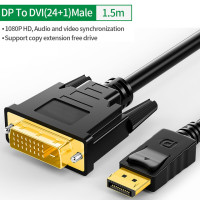 Кабель-адаптер Cabos DisplayPort DP-DVI 24 + 1 HD 1080P DP-DVI, кабель-адаптер для монитора Dell Asus, проектора, компьютера HDTV