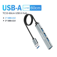 USB-концентратор Lemorele, USB 3,0, OTG, 4 порта USB C/A