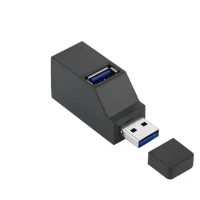 USB 3,0 адаптер концентратора USB 2.0 удлинитель концентратора 3 порта высокая скорость передачи данных USB разветвитель док-станция для ПК ноутбука