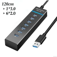 USB-концентратор 3,0, 5 Гбит/с, 4/7 портов