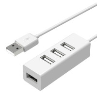 Концентратор USB 2,0, мульти-расширитель, концентратор USB, разветвитель, высокоскоростной адаптер питания, 4 порта в одном для ПК, компьютерные аксессуары