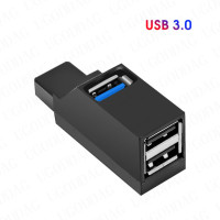 USB 3,0 адаптер концентратора USB 2.0 удлинитель концентратора 3 порта высокая скорость передачи данных USB разветвитель док-станция для ПК ноутбука