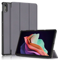 Чехол-обложка MyPads для Lenovo Tab P11 2nd Gen (TB-350) 11.5 / Xiaoxin Pad Plus 2023 11.5 ультратонкий, трансформируется в подставку серый