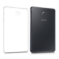 Чехол задняя-панель-накладка-бампер MyPads Tocco для Samsung Galaxy Tab A 10.1 2016 SM-T580 / T585C / T585N ультра-тонкий из мягкого качественного силикона прозрачный