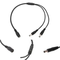 Тестер IP-камеры DC от 1 до 2 разветвитель питания