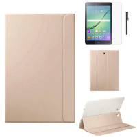 Чехол MyPads для Samsung Galaxy Tab S2 8.0 SM-T710/T715 с дизайном Book Cover золотой