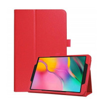 Чехол-книжка MyPads для планшета Samsung Galaxy Tab A 8.0 SM-T350/ T351/ T355 с мульти-подставкой и визитницей красный