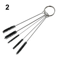 Набор щеток для чистки аэрографа, нержавеющая сталь, комплектация на выбор