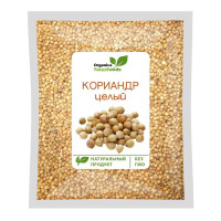 Кориандр зерно 500г.,(целый,семена),Organica NaturFoods.