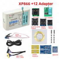 Программатор XP866 USB SPI + 12 адаптеров, поддержка 24 25 93 95 EEPROM Flash Bios EZP2019 EZP2023