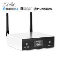 Arylic S50 Pro + WiFi и AptX HD аудио предусилитель с ESS сабля Dac AKM ADC Multiroom Airplay дыхательное интернет радио