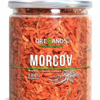 Морковь сушеная резаная соломка натуральная (кусочки), измельченная, для супов, мясных и рыбных блюд, OREGANOS, 140г