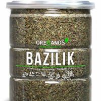 Базилик листья сушеные резаные натуральные, OREGANOS 190г