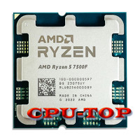 Новый процессор AMD Ryzen 5 7500F R5 7500F 3,7 ГГц 6-ядерный 12-поточный процессор 5NM L3 = 32M 100-000000597 разъем AM5 без кулера