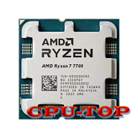 Процессор AMD Ryzen 7 7700 R7 7700 3,8 ГГц 8-ядерный 16-поточный процессор 5 нм L3 = 32M 100-000000592 разъем AM5, без охладителя