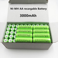 2022 lote 1,2V 3000 mAh NI MH AA предварительно заряженные аккумуляторные батареи NI-MH перезаряжаемые батареи для микрофона для cmara