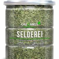 Сельдерей листья дробленые 1-3 мм, зелень сушеная, OREGANOS 140г