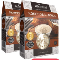 Кокосовая мука без глютена, натуральная, для пп выпечки, НАБОР 2шт х 500г