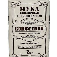 Мука пшеничная "ДОБРОДЕЯ" высший сорт КОНФЕТНАЯ 2 кг