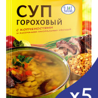 Суп Гороховый с копченостями 60гр 5шт Relish