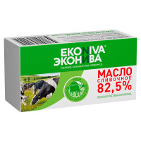 Масло ЭкоНива сливочное 82,5%, 180 г