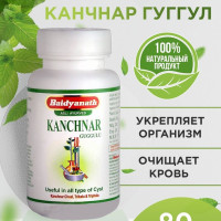 Канчнар Гуггул Байдьянатх/ Kanchnar Guggulu Baidyanath /очищение организма/80 таб.