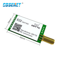 Новый модуль радиочастотного приемопередатчика LoRa Semtech SX1268 433 МГц E22-400T30D 30 дБм 1 Вт большой диапазон UART DIP модуль последовательного порта