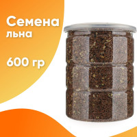 Семена льна "Хомяково", 600 гр. / Коричневые / Для похудения / Лён коричневый / Семя льна