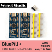 Плата макетная WeAct STM32F103C8T6 STM32F103CBT6 STM32F1 Bluepill Plus ARM STM32F1 Bluepill Plus ARM STM32F1