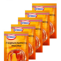 Разрыхлитель теста Dr.Bakers (Dr.Oetker) комплексная пищевая добавка, 10 г. (5 шт.)