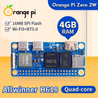 Плата разработки Orange Pi Zero 2 Вт 4 Гб ОЗУ DDR4 Allwinner H618 Orange Pi Zero 2 Вт Wi-Fi-BT одноплатный компьютер Zero2W