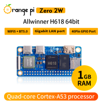 Плата макетная Zero2 W DDR4 Allwinner H618 WiFi-BT Orange Pi Zero 2 W