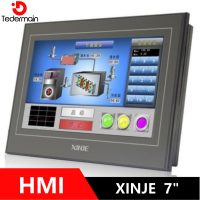 XINJE HMI 7-дюймовый сенсорный экран, Женский Сенсорный экран с поддержкой 232/422/485/ USB флэш-накопитель/Ethernet