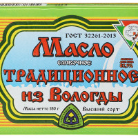 Из Вологды Масло сливочное Традиционное, 82,5%, 180 г