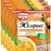 NEW Dr.Oetker желирующее средство ЖЕЛФИКС 2к1 для варенья, джемов и желе, 25 гр х 5 пакетиков