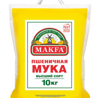 Мука Makfa пшеничная, высший сорт, 10 кг