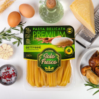 Паста феттучине с добавлением яйца SOLOFRESCO, 250 г