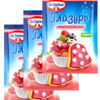 Dr.Oetker Сахарная глазурь со вкусом лесных ягод 90г 3шт