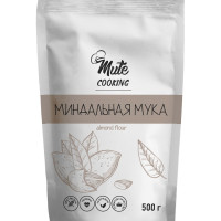 Миндальная мука мелкого помола из бланшированного миндаля (Almond flour) MUTE COOKING 100% ORGANIC, 500 г. Натуральная, без глютена, для Выпечки, для Десертов, для Кондитерских изделий, для Макарун