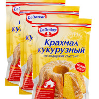 Dr Oetker Крахмал кукурузный Без сахара и глютена, 100 г х 3 шт