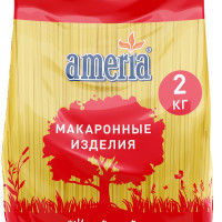Макаронные изделия Ameria Spaghetti Cпагетти из мягких сортов пшеницы № 003, 2кг