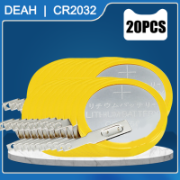 Литиевые аккумуляторы CR2032 с вкладками для пайки, 3 в, 2-20 шт