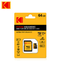 Карта памяти MicroSD KODAK, 512 ГБ, 256 ГБ, до 100 Мб/с, класс 10, U3, 32 ГБ, 64 ГБ, 128 ГБ, TF-карта 4K HD для USB-кардридера, адаптер Microsd